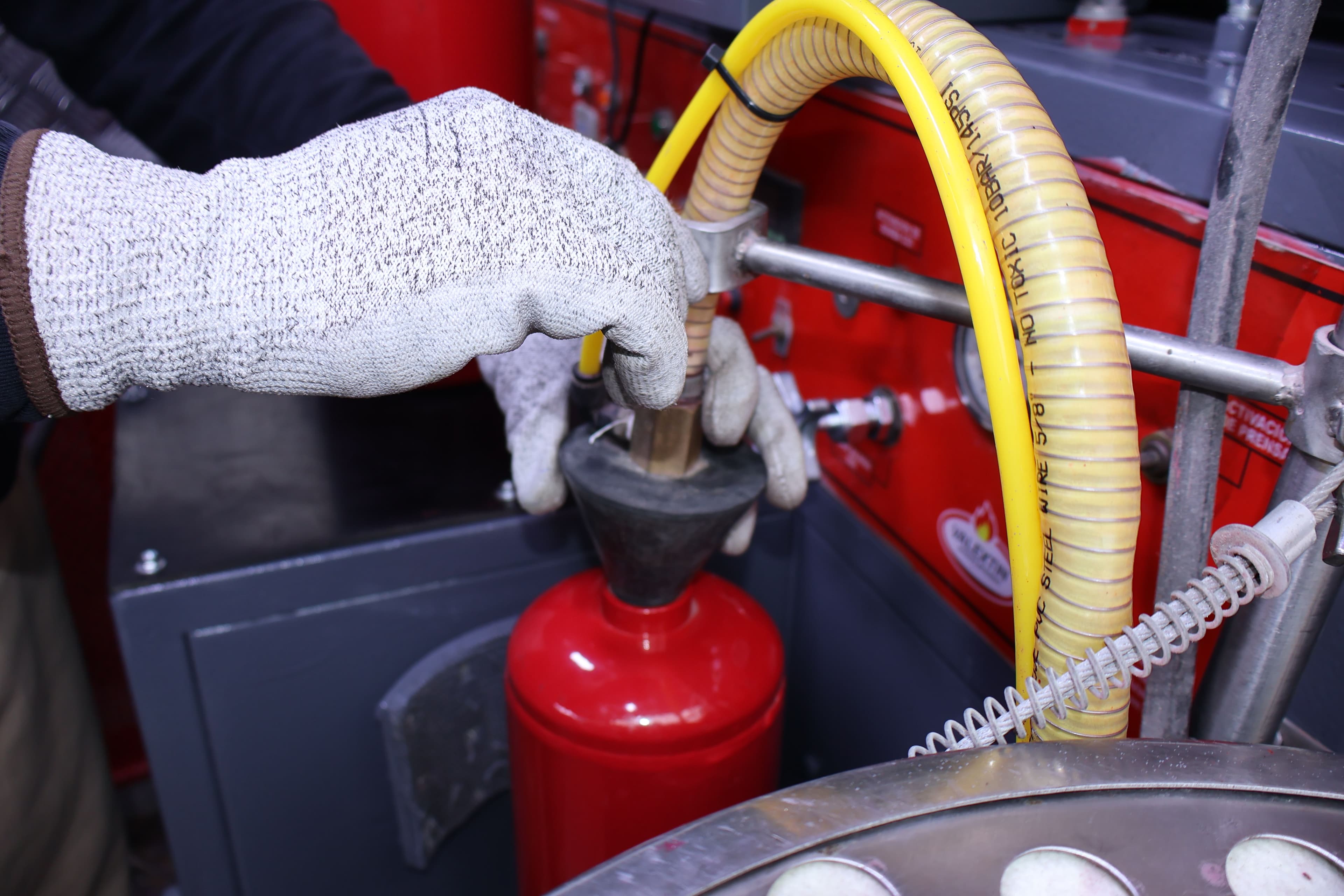 Pruebas y control técnico durante el servicio técnico de Valextin